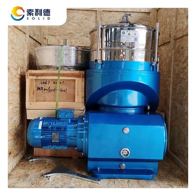 Vertical Disc Separator for Extra Virgin AVOS-2000 Avocado Oil Purification at 6250 RPM